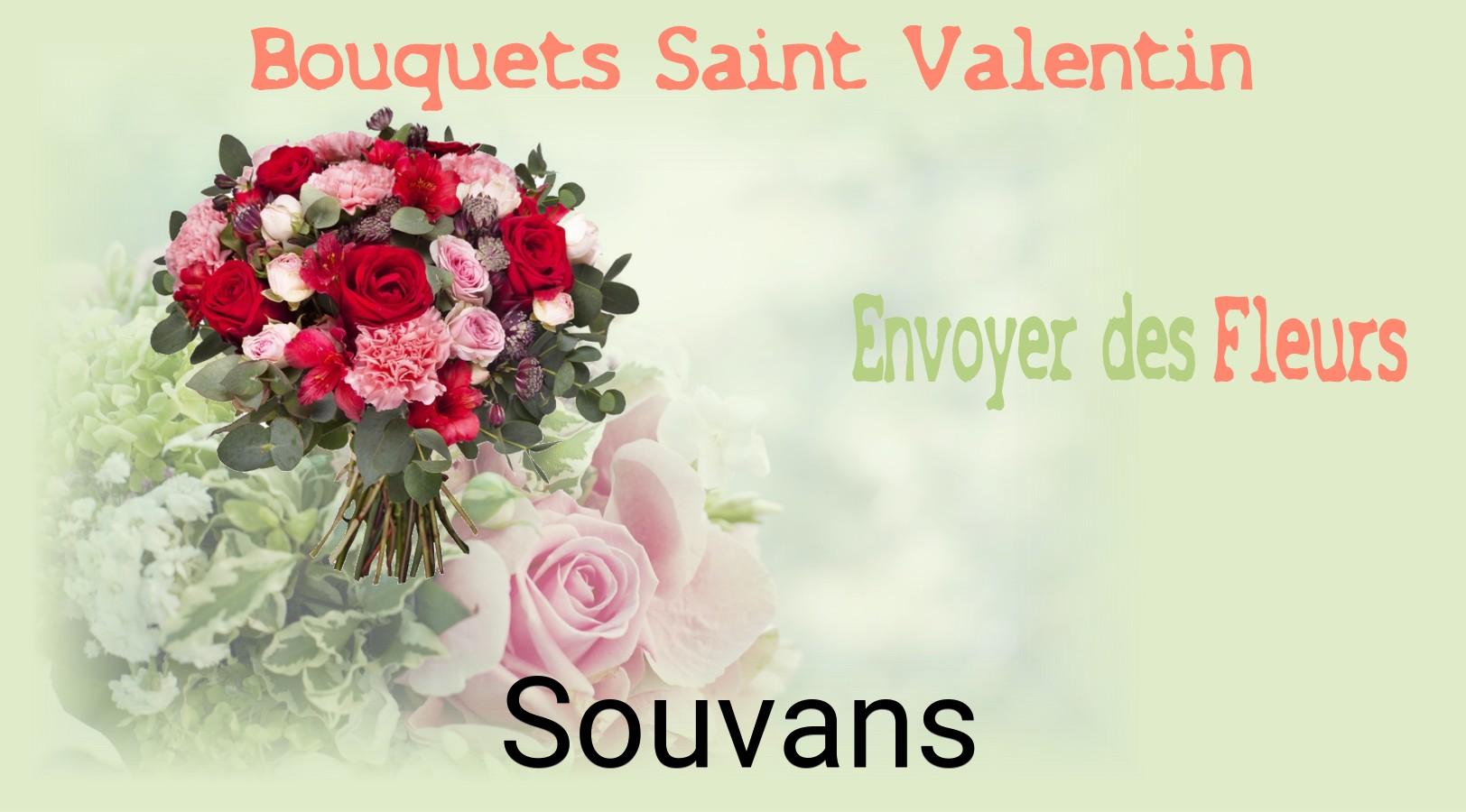 Roses de Saint-Valentin livrées à Souvans